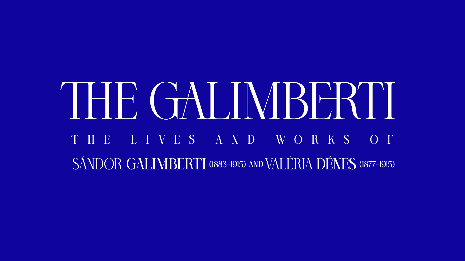 THE GALIMBERTI