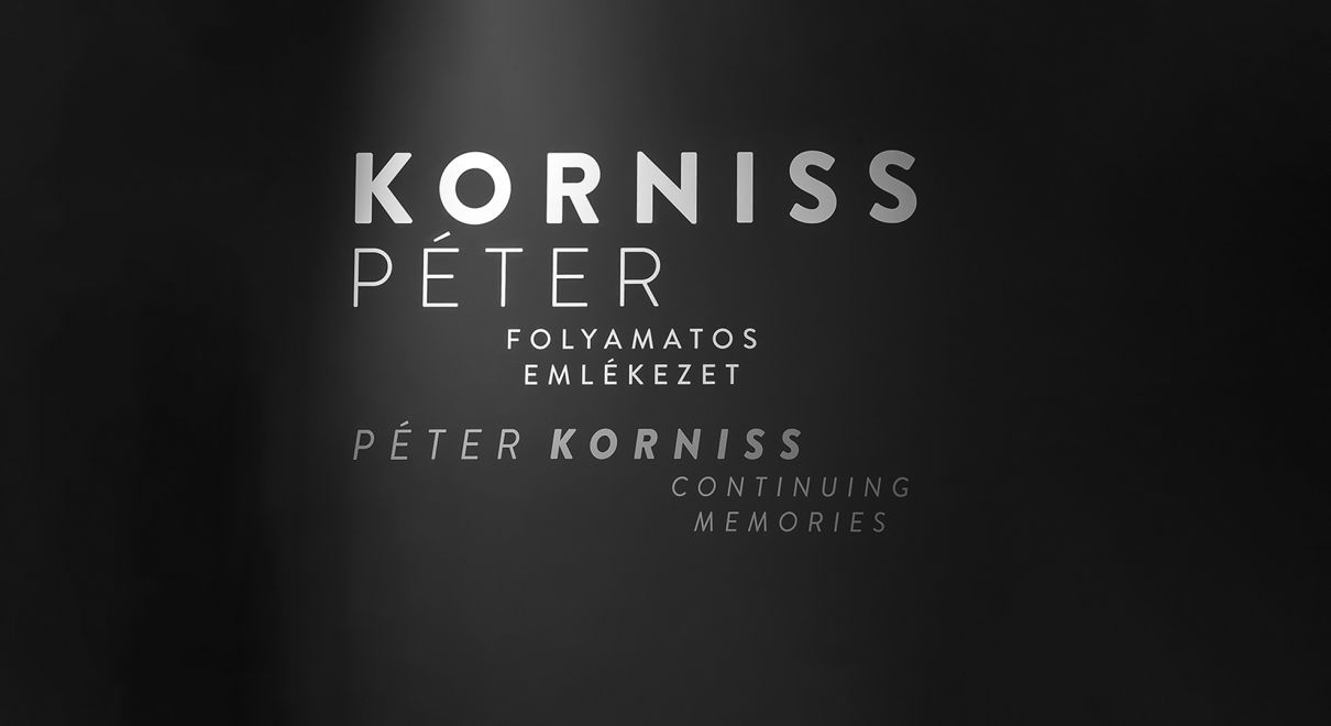 Korniss Péter. Folyamatos emlékezet